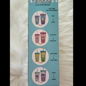 Sanrio Summer edition Color Changing tumblr set of 4